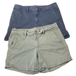 American Eagle Bundle Of 2 Ladies Shorts  Next Level Stretch Midi Size 8‎ Summer